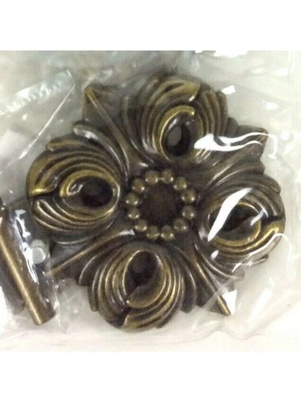 Iron Designs Paris Tie Backs Curtain Holdbacks Set Of 2 Antique Brass 4.5 inch